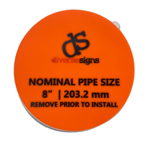 8inch flange button